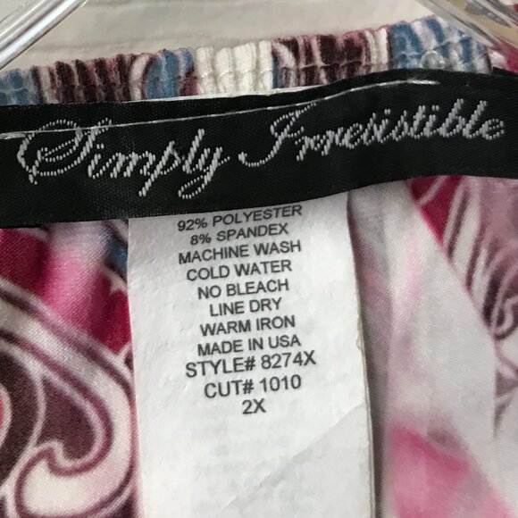 Simply Irresistible Off the Shoulder Top NEW Plus Size 2X - Picture 6 of 7